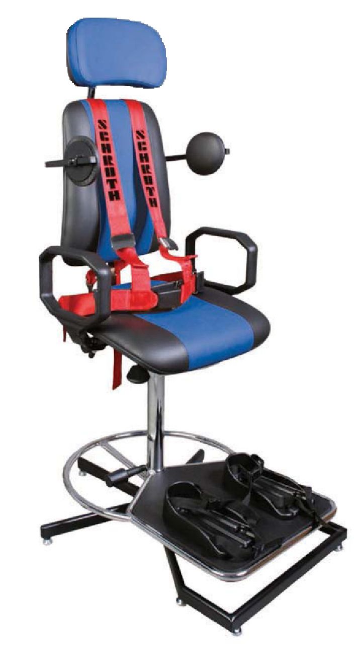 Arbeitsstuhl für betreute Mitarbeiter  Stuhl für Menschen mit Epilepsie  Sitzhöhe bis 61,5 cm